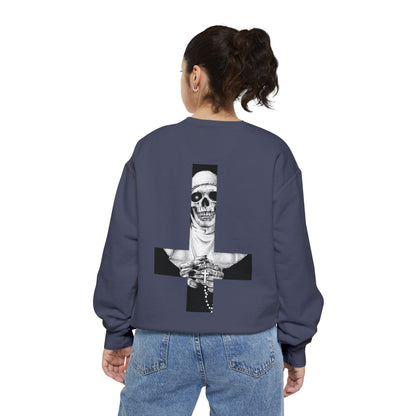 Nun Skull [1st Edition] Unisex Garment-Dyed Sweatshirt