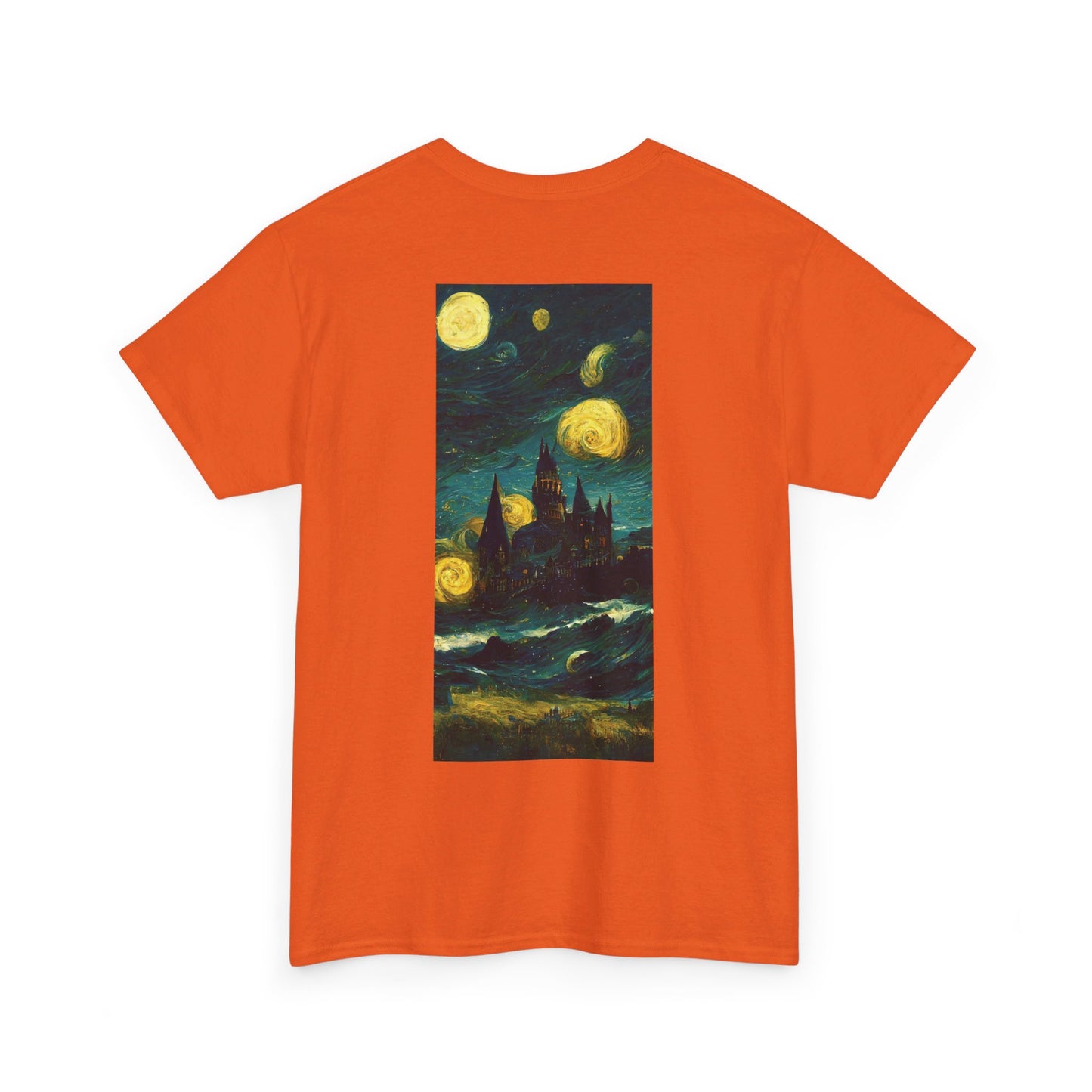 Starry Night Hogwarts Unisex Heavy Cotton Tee