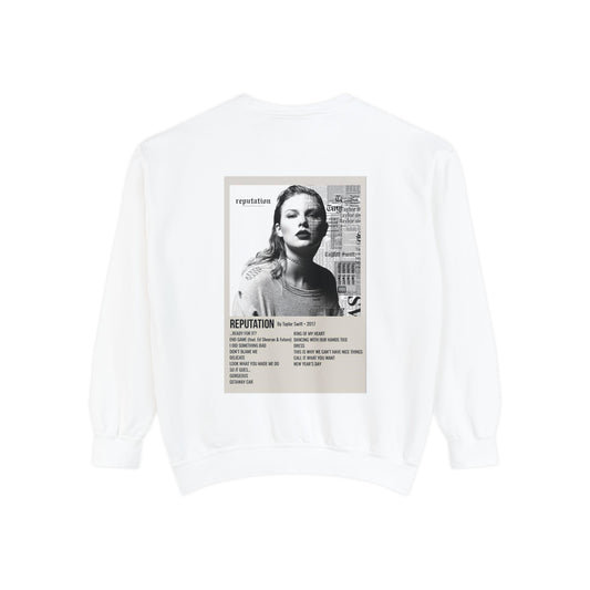 Reputation by Taylor Swift - 2017 Unisex Garment-Dyed Sweatshirt