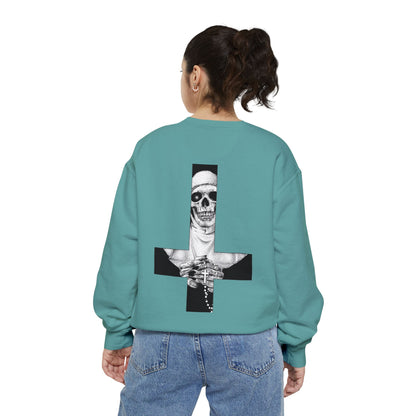 Nun Skull [1st Edition] Unisex Garment-Dyed Sweatshirt