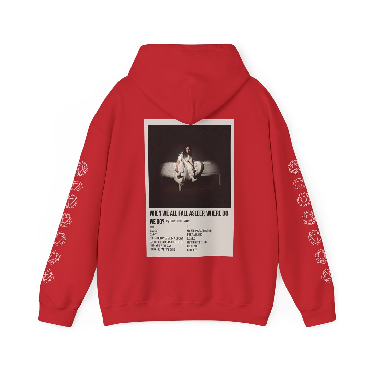 WHEN WE ALL FALL ASLEEP, WHERE DO WE GO? by Billie Eilish - 2019 Unisex Heavy Blend™ Hooded Sweatshirt