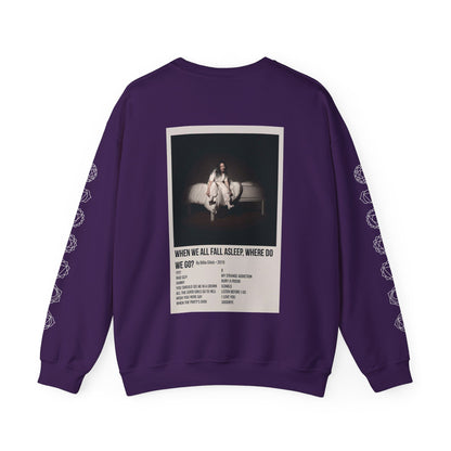 WHEN WE ALL FALL ASLEEP, WHERE DO WE GO? by Billie Eilish - 2019 Unisex Heavy Blend™ Crewneck Sweatshirt