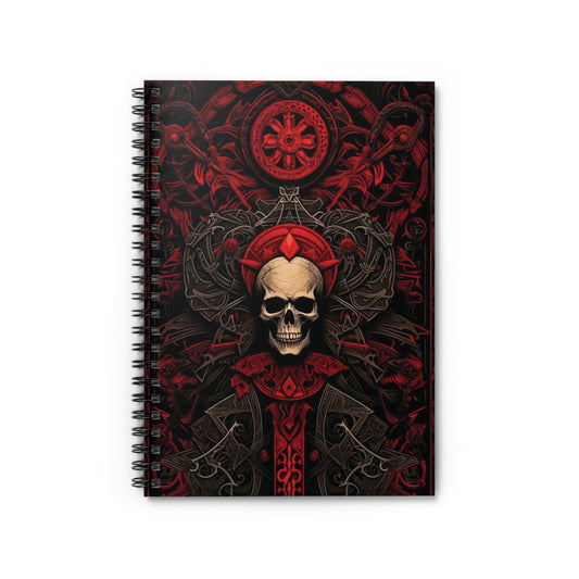 Red Gate Lock Spiral Notebook - Ruled Line