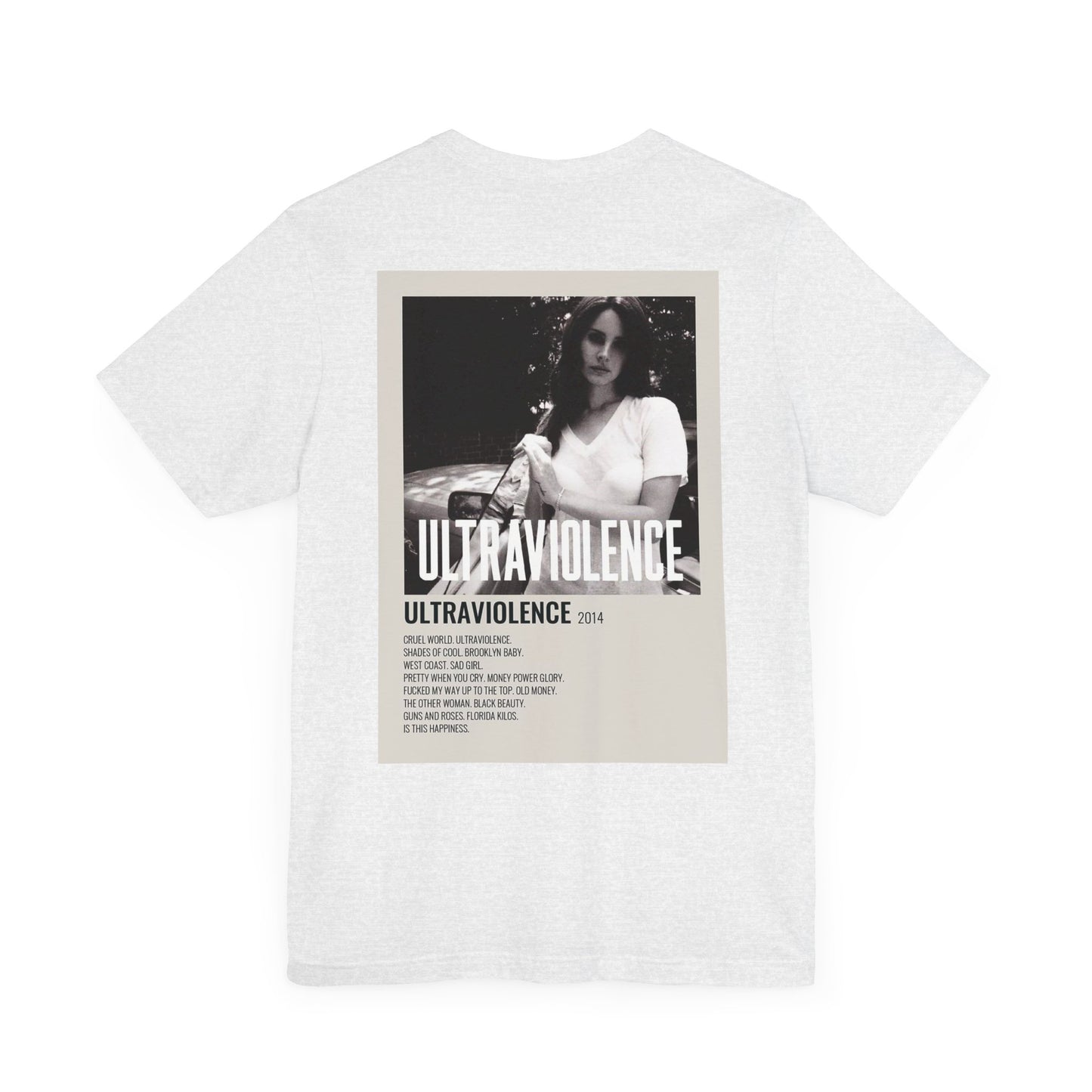 Ultraviolence by Lana Del Rey - 2014 Unisex Jersey Short Sleeve Tee