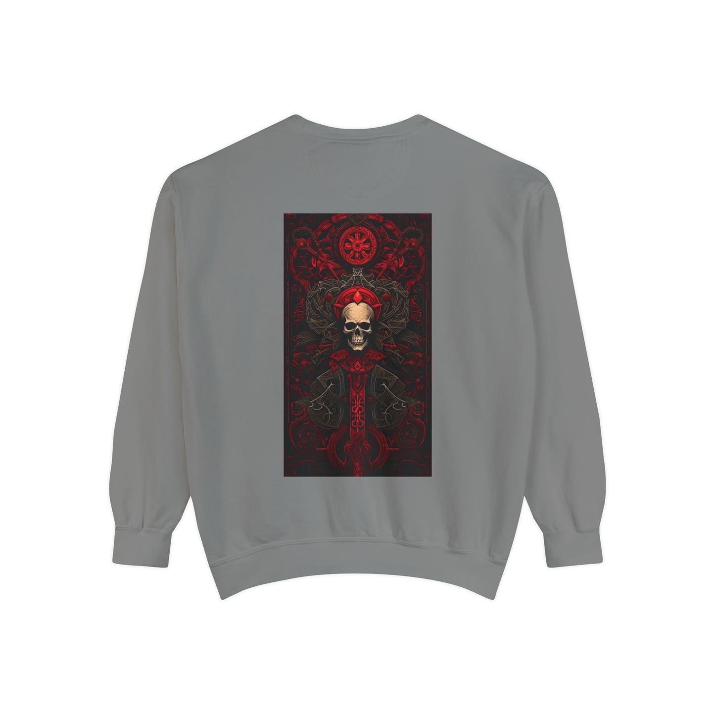 Red Gate Lock Unisex Garment-Dyed Sweatshirt