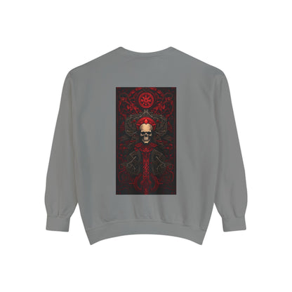 Red Gate Lock Unisex Garment-Dyed Sweatshirt