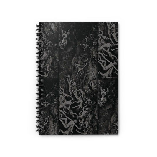 Angel & Demon's Spiral Notebook - Ruled Line