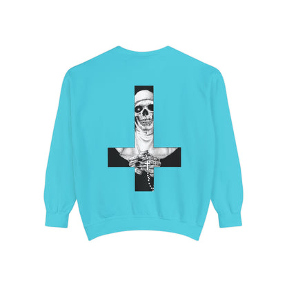 Nun Skull [1st Edition] Unisex Garment-Dyed Sweatshirt