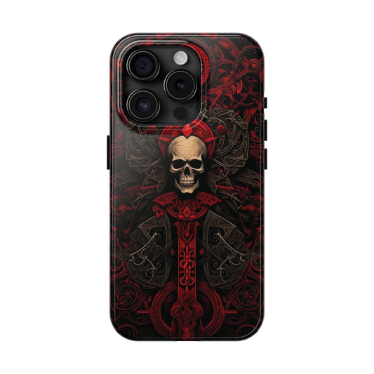 Red Gate Lock Tough Phone Cases