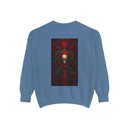 Red Gate Lock Unisex Garment-Dyed Sweatshirt