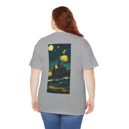 Starry Night Hogwarts Unisex Heavy Cotton Tee