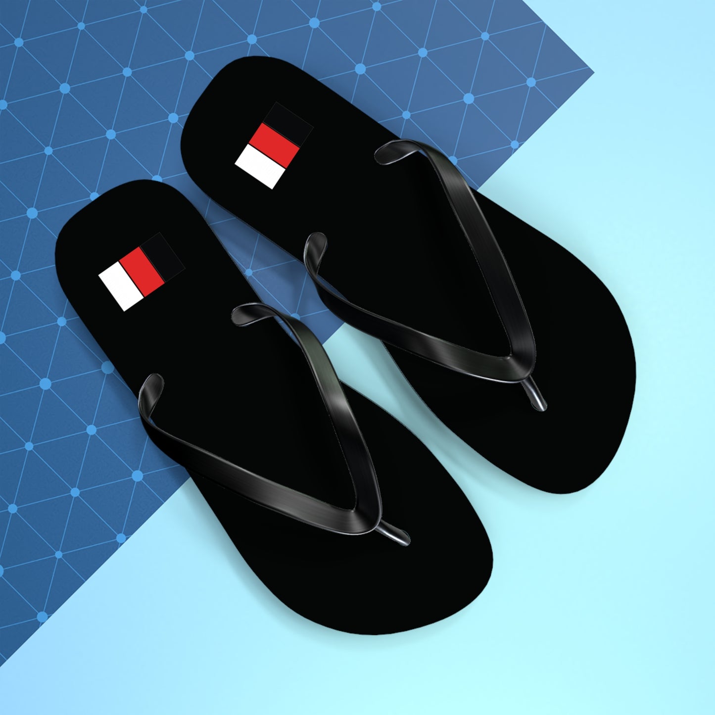 SNOBkill Unisex Flip Flops [Black Edition]