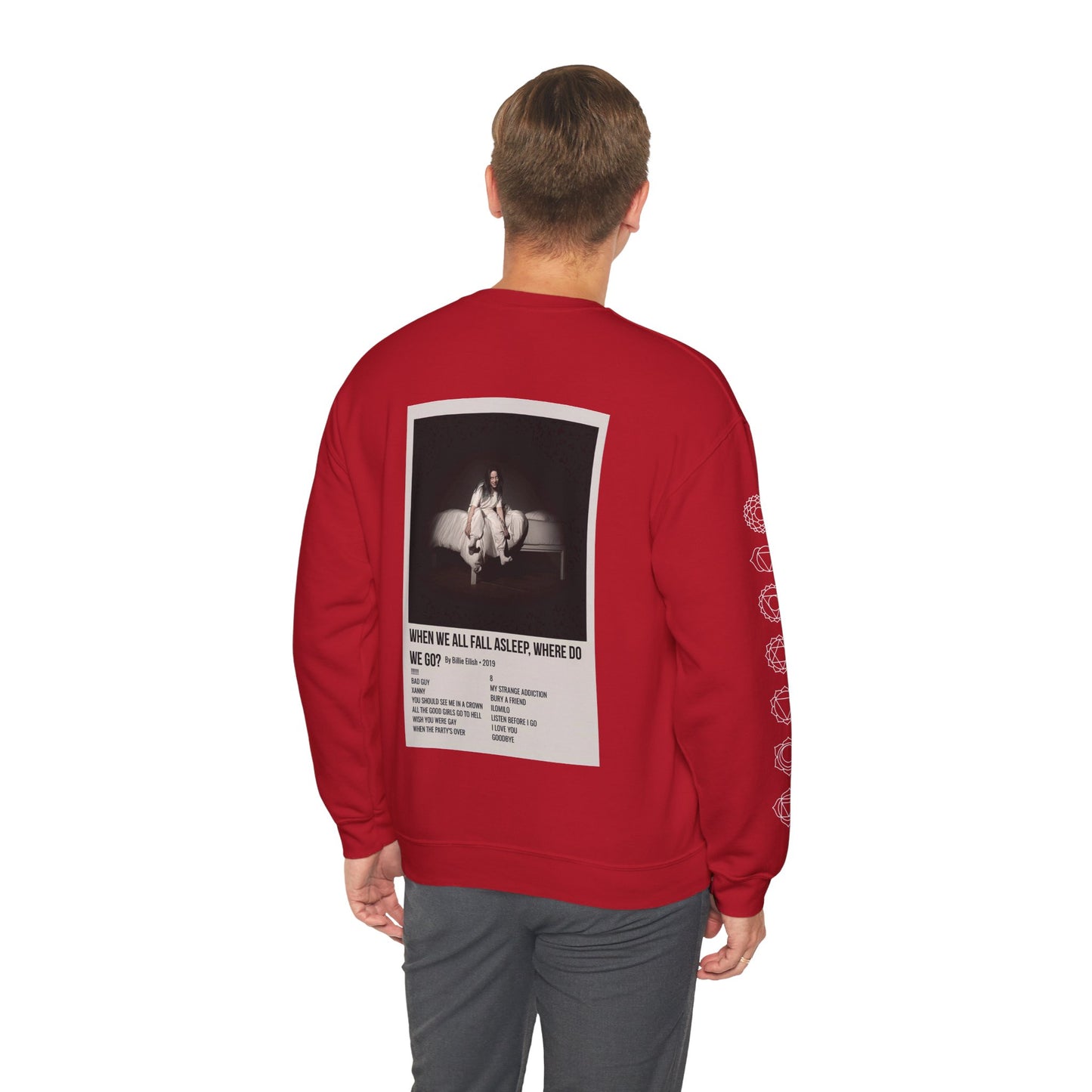 WHEN WE ALL FALL ASLEEP, WHERE DO WE GO? by Billie Eilish - 2019 Unisex Heavy Blend™ Crewneck Sweatshirt