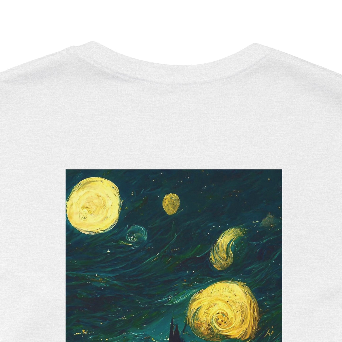 Starry Night Hogwarts Unisex Jersey Short Sleeve Tee