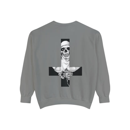 Nun Skull [1st Edition] Unisex Garment-Dyed Sweatshirt