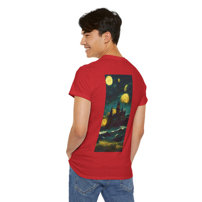 Starry Night Hogwarts Unisex Heavy Cotton Tee