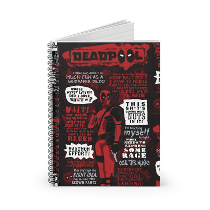 Deadpool [1st Edition] Spiral Notebook - Ruled Line