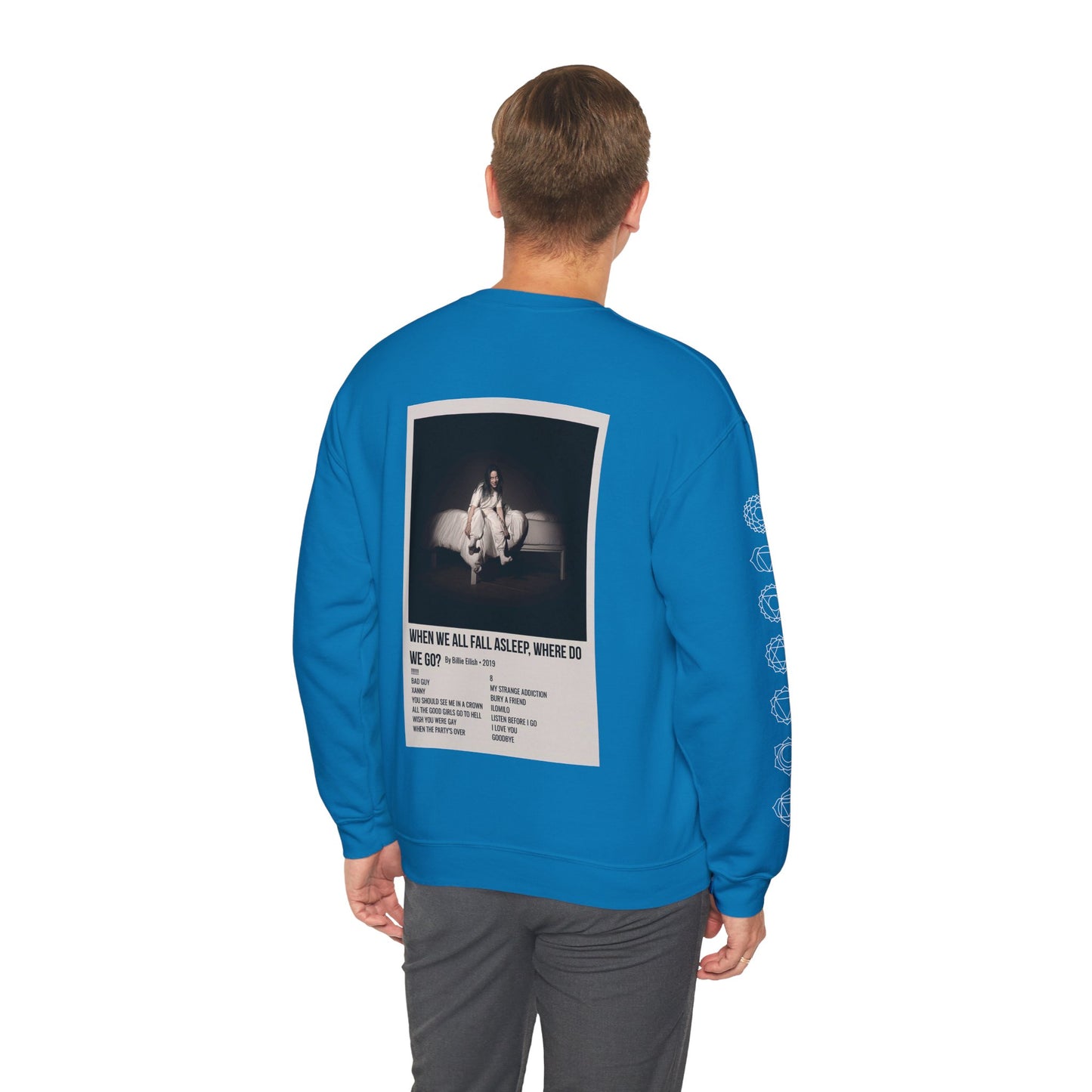 WHEN WE ALL FALL ASLEEP, WHERE DO WE GO? by Billie Eilish - 2019 Unisex Heavy Blend™ Crewneck Sweatshirt