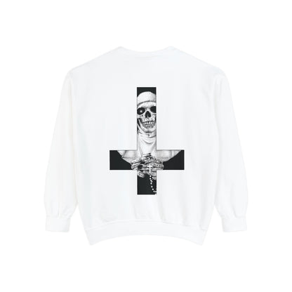 Nun Skull [1st Edition] Unisex Garment-Dyed Sweatshirt