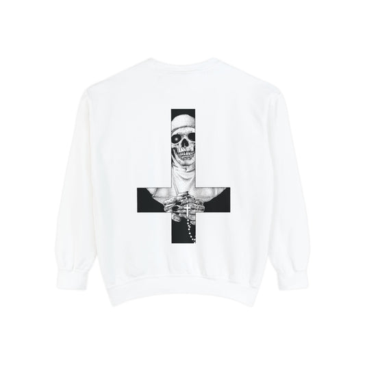 Nun Skull [1st Edition] Unisex Garment-Dyed Sweatshirt