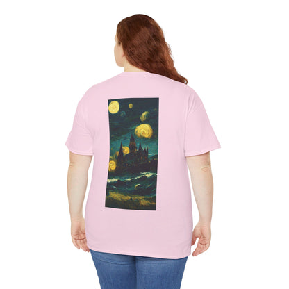 Starry Night Hogwarts Unisex Heavy Cotton Tee