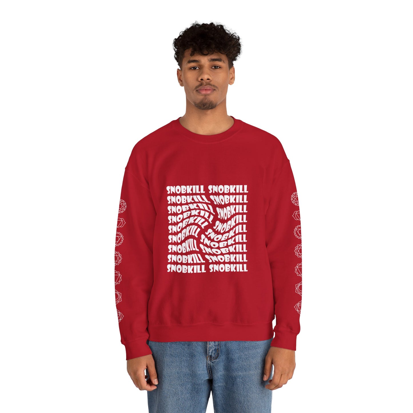 Red Gate Lock Unisex Heavy Blend™ Crewneck Sweatshirt