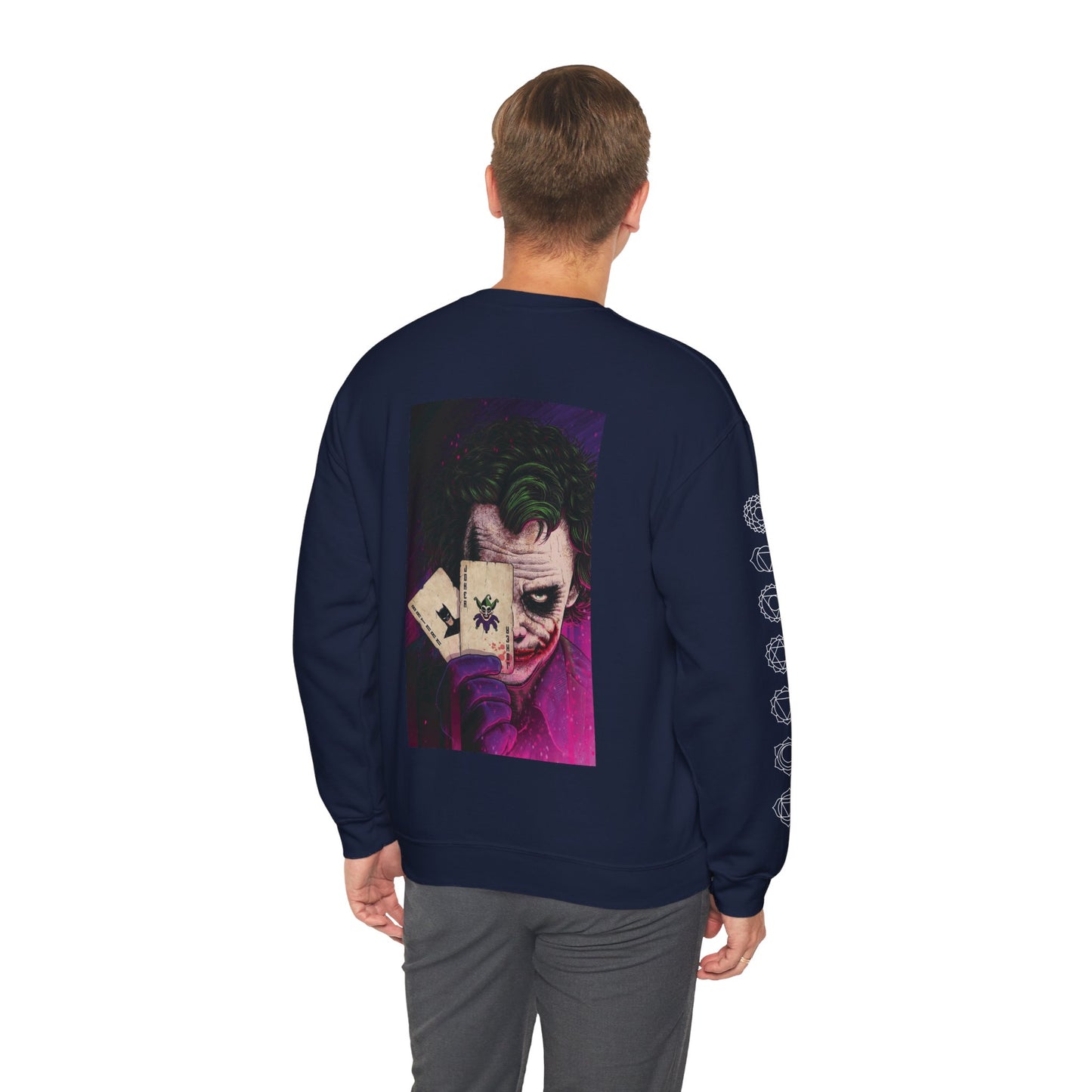 Joker Heath Ledger [2nd Edition] Unisex Heavy Blend™ Crewneck Sweatshirt