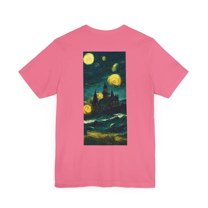 Starry Night Hogwarts Unisex Jersey Short Sleeve Tee