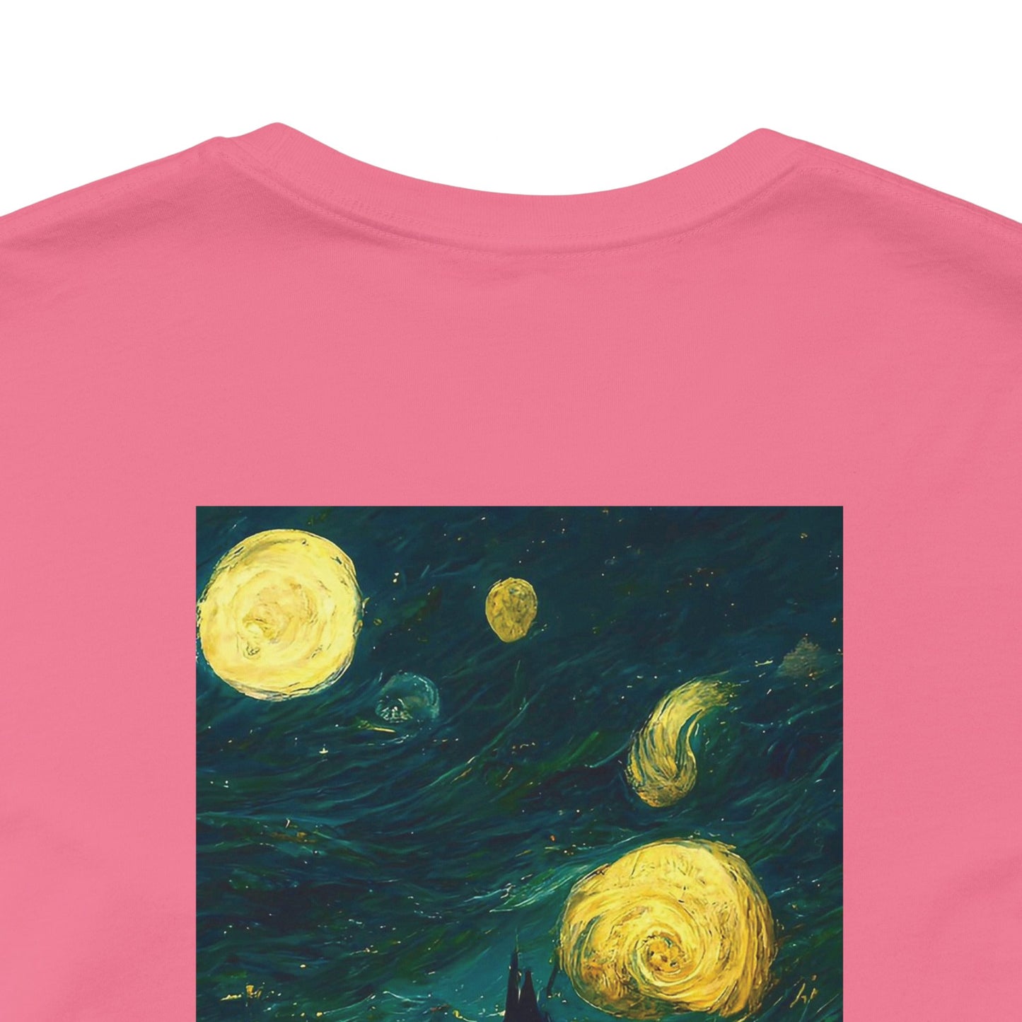 Starry Night Hogwarts Unisex Jersey Short Sleeve Tee