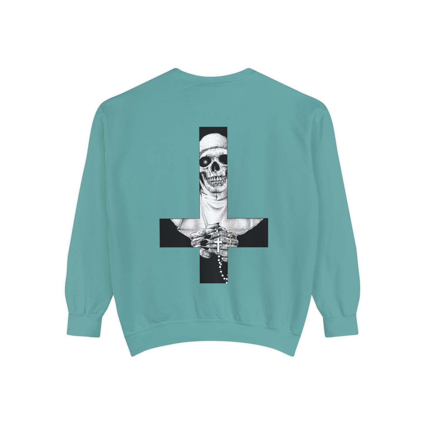 Nun Skull [1st Edition] Unisex Garment-Dyed Sweatshirt