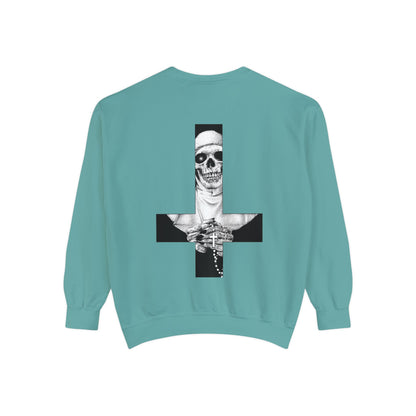 Nun Skull [1st Edition] Unisex Garment-Dyed Sweatshirt