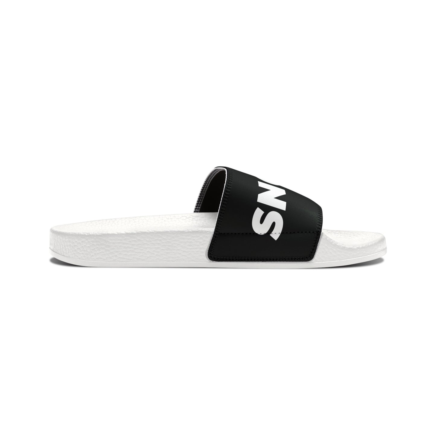 SNOBkill Men's PU Slide Sandals [Black Strap Edition]