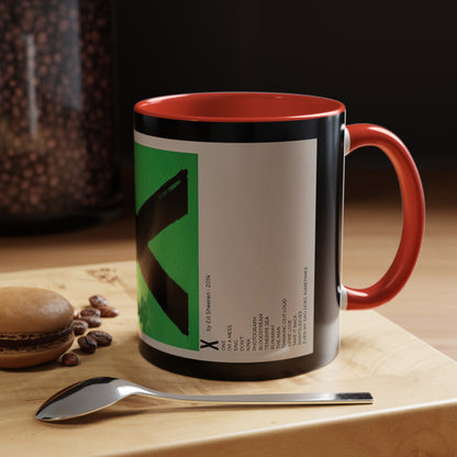 X by Ed Sheeran - 2014 Accent Coffee Mug, 11oz