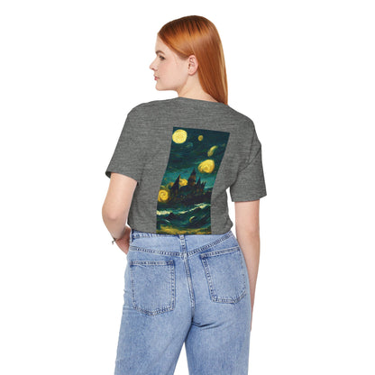 Starry Night Hogwarts Unisex Jersey Short Sleeve Tee