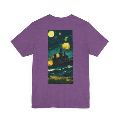 Starry Night Hogwarts Unisex Jersey Short Sleeve Tee