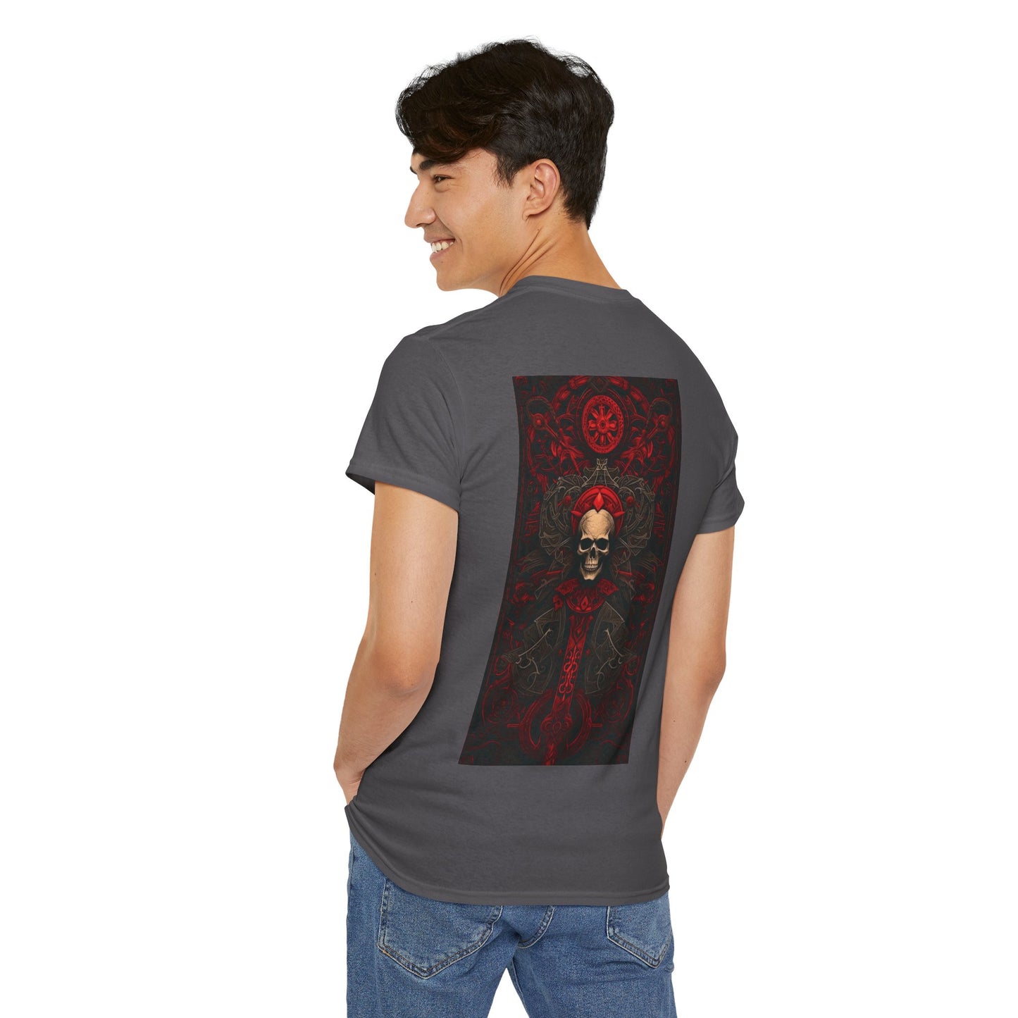 Red Gate Lock Unisex Heavy Cotton Tee