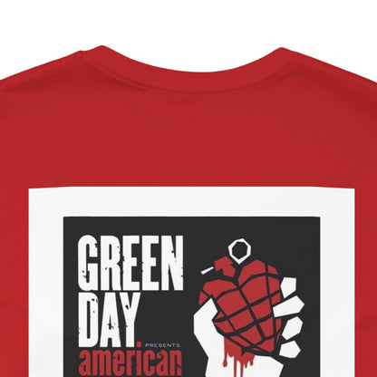 American Idiot by Green Day - 2004 Unisex Jersey Short Sleeve Tee