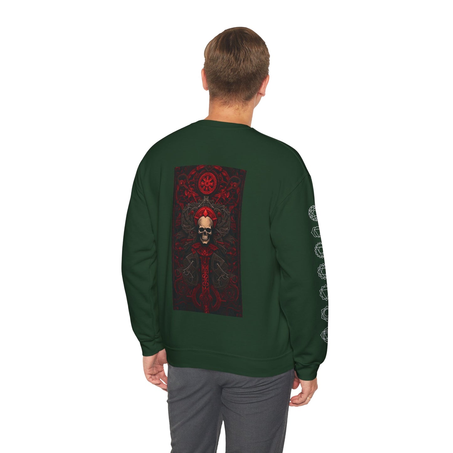 Red Gate Lock Unisex Heavy Blend™ Crewneck Sweatshirt