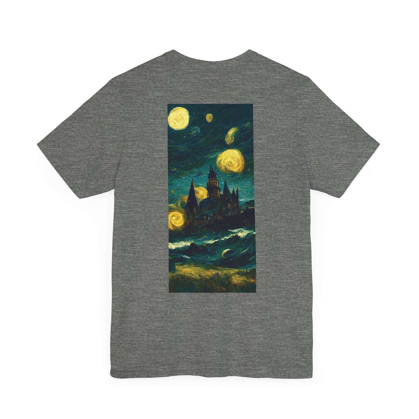 Starry Night Hogwarts Unisex Jersey Short Sleeve Tee