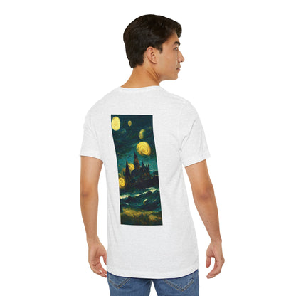 Starry Night Hogwarts Unisex Jersey Short Sleeve Tee