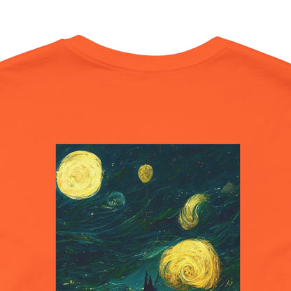 Starry Night Hogwarts Unisex Jersey Short Sleeve Tee