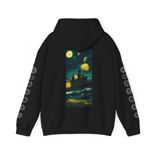 Starry Night Hogwarts Unisex Heavy Blend™ Hooded Sweatshirt