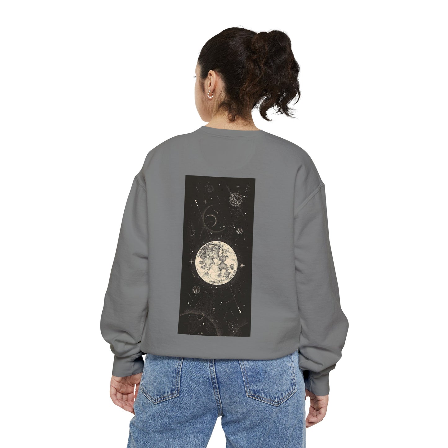 The Moon [1st Edition] Unisex Garment-Dyed Sweatshirt