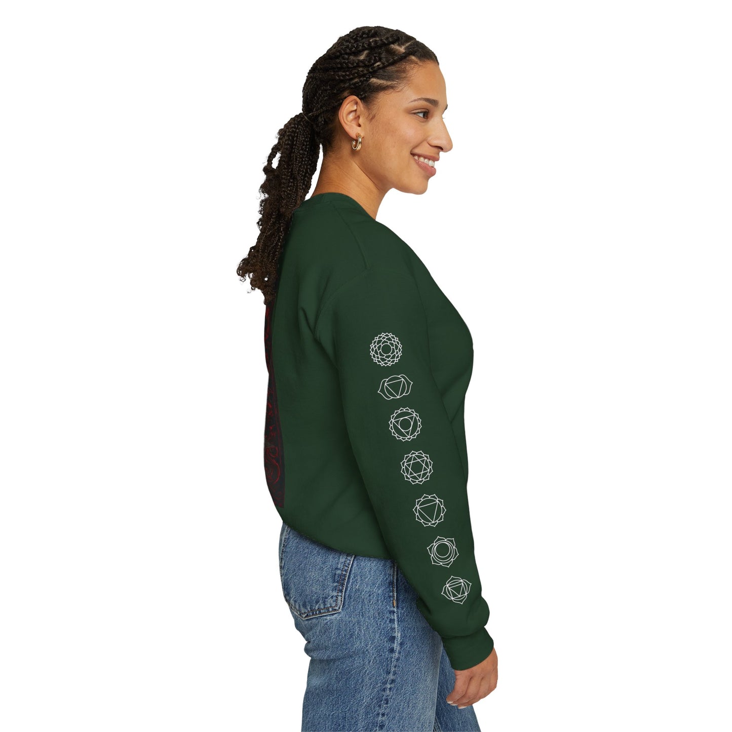 Red Gate Lock Unisex Heavy Blend™ Crewneck Sweatshirt