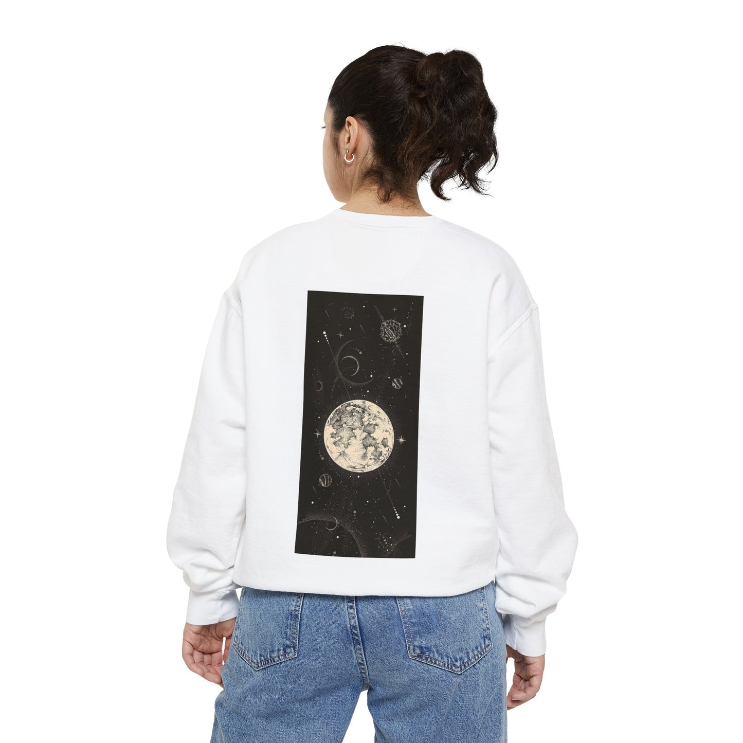 The Moon [1st Edition] Unisex Garment-Dyed Sweatshirt