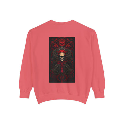 Red Gate Lock Unisex Garment-Dyed Sweatshirt