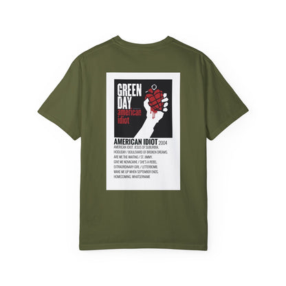 American Idiot by Green Day - 2004 Unisex Garment-Dyed T-shirt