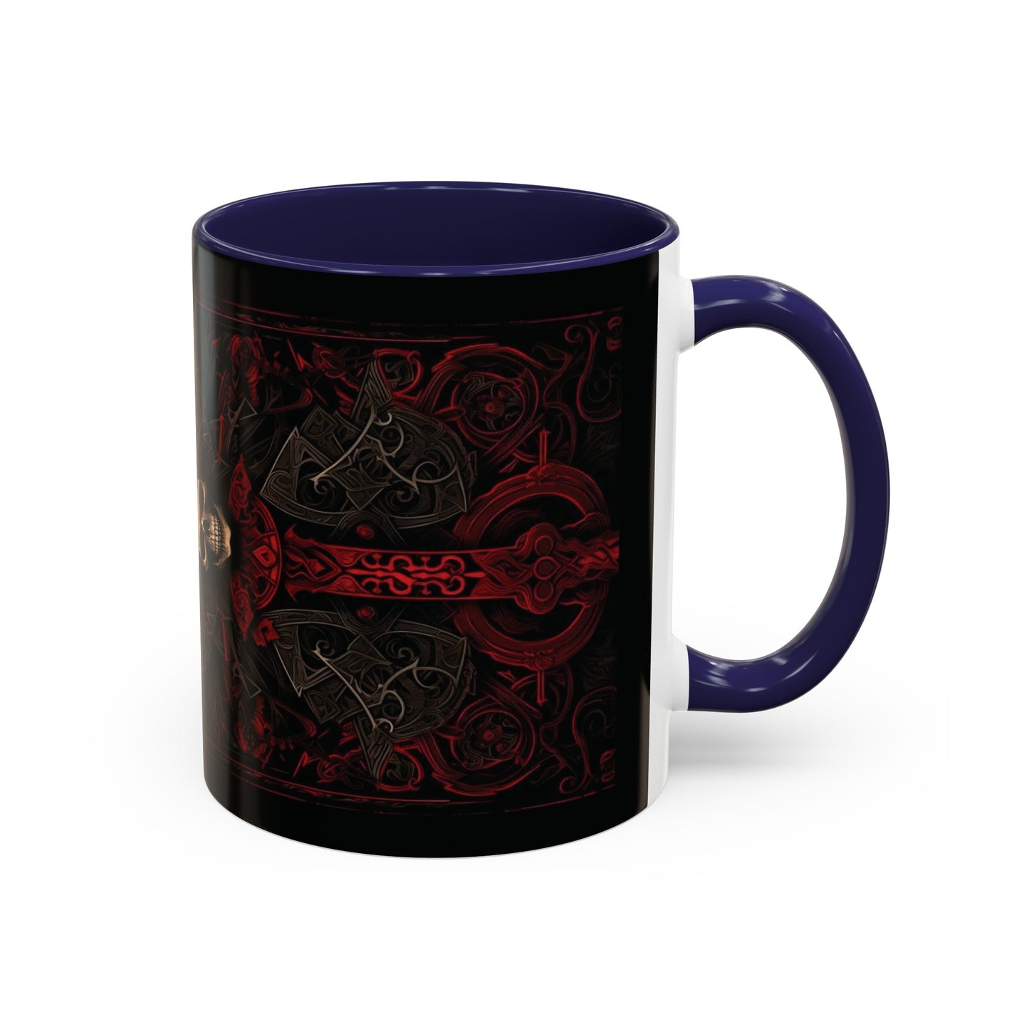 Red Gate Lock Accent Coffee Mug, 11oz