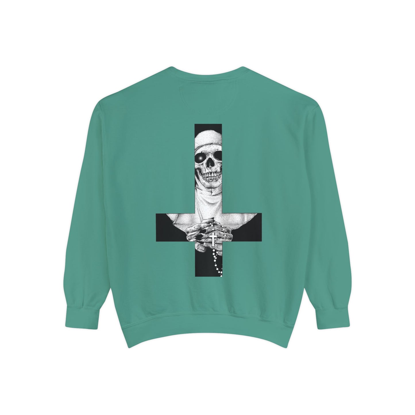 Nun Skull [1st Edition] Unisex Garment-Dyed Sweatshirt