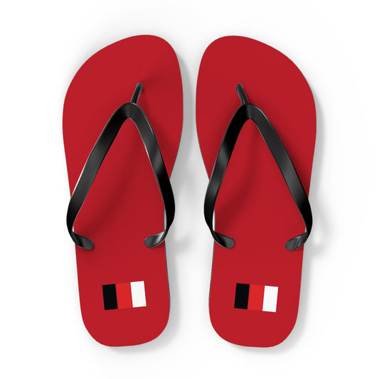 SNOBkill Unisex Flip Flops [Red Edition]